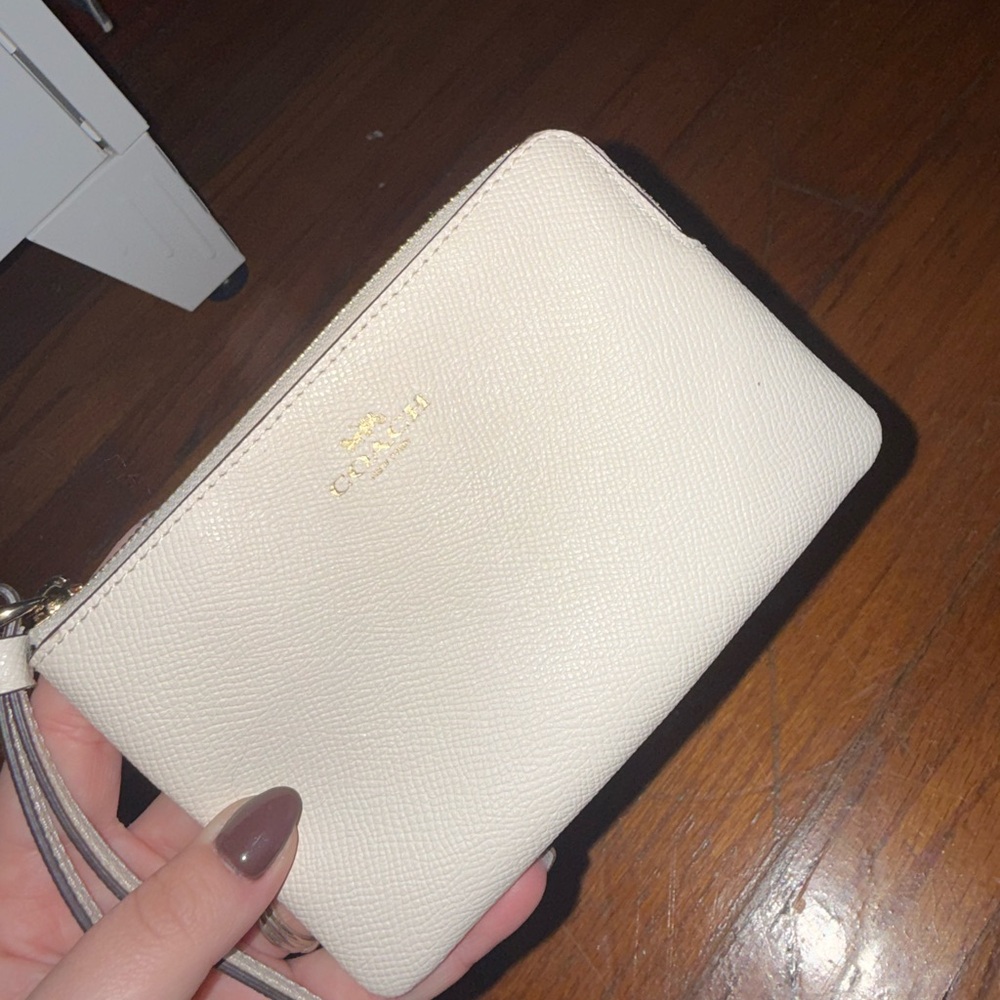 Coach Corner Zip Wallet Wristlet